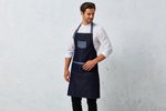 Premier Workwear Domain Kontrast Denim Schürze 86 cm, Black Denim (ca. Pantone 433C) 72 x 86 cm, PW127 – Bild 7