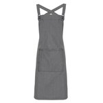 Premier Workwear Cross Back Barista Schürze Baumwollmix, Black (ca. Pantone Black C) 72 x 86 cm, PW129 – Bild 3