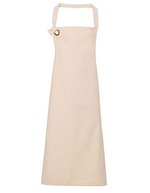 Premier Workwear Latzschürze aus schwerem Baumwoll-Canvas – Natural