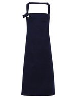 Premier Workwear Latzschürze aus schwerem Baumwoll-Canvas, Black (ca. Pantone Black C) 72 x 86 cm, PW130 – Navy (ca. Pantone 2378C)
