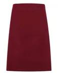 Premier Workwear Tablier de taille en Coton Calibre 320 g/m², Black 70 x 50 cm, PW131 – Burgundy