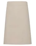 Premier Workwear Tablier de taille en Coton Calibre 320 g/m², Black 70 x 50 cm, PW131 – Natural