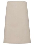 Premier Workwear Calibre Baumwoll-Hüftschürze 320 g/m², Black 70 x 50 cm, PW131 – Natural