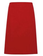 Premier Workwear Calibre Baumwoll-Hüftschürze 320 g/m², Black 70 x 50 cm, PW131 – Red