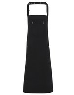 Premier Workwear Baumwoll-Latzschürze im Chino-Stil, Black (ca. Pantone Black C) 72 x 86 cm, PW132 – Bild 3