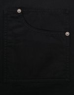 Premier Workwear Baumwoll-Latzschürze im Chino-Stil, Black (ca. Pantone Black C) 72 x 86 cm, PW132 – Bild 5