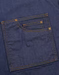 Premier Workwear District Wachs-Optik Denim Schürze, Black Denim (ca. Pantone 433C) 72 x 86 cm, PW134 – Bild 5