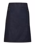 Premier Workwear Denim Apron in Waxed Look with Pocket – image 3