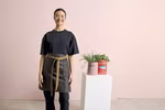 Premier Workwear Denim Apron in Waxed Look with Pocket – Indigo Denim (ca. Pantone 2767C)