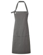 Premier Workwear Schürze aus schwerem Baumwoll-Canvas mit Taschen – Dark Grey (ca. Pantone 425C)