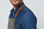 Premier Workwear Annex Oxford Schürze mit Kunstlederband, Black (ca. Pantone Black C) 72 x 86 cm, PW144 – Bild 6