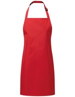 Premier Workwear Wasserfeste Kinder-Schürze mit Sicherheitsmechanismus, Black (ca. Pantone Black C) 43 x 53 cm (3-6 Jahre), PW145 – Red (ca. Pantone 201C)