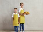 Premier Workwear Kinder-Latzschürze mit verstellbarem Bindeband, Black (ca. Pantone Black C) 43 x 53 cm (3-6 Jahre), PW149 – Bild 1