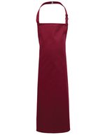 Premier Workwear Kinder-Latzschürze mit verstellbarem Bindeband, Black (ca. Pantone Black C) 43 x 53 cm (3-6 Jahre), PW149 – Bordeaux