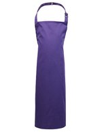 Premier Workwear Kinder-Latzschürze mit verstellbarem Bindeband, Black (ca. Pantone Black C) 43 x 53 cm (3-6 Jahre), PW149 – Violet