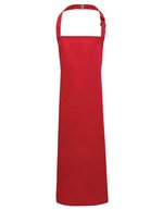 Premier Workwear Kinder-Latzschürze mit verstellbarem Bindeband, Black (ca. Pantone Black C) 43 x 53 cm (3-6 Jahre), PW149 – Rouge