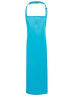 Premier Workwear Kinder-Latzschürze mit verstellbarem Bindeband, Black (ca. Pantone Black C) 43 x 53 cm (3-6 Jahre), PW149 – Turquoise (ca. Pantone 7703C)