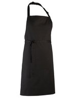 Premier Workwear Farbenfrohe Bib-Schürze, Pflegeleicht, Verstellbar – Black (ca. Pantone Black C)