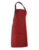 Premier Workwear Farbenfrohe Bib-Schürze, Pflegeleicht, Verstellbar, Pink (ca. Pantone 1895C) 72 x 86 cm, PW150 – Burgundy (ca. Pantone 216C)