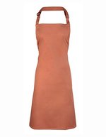 Premier Workwear Farbenfrohe Bib-Schürze, Pflegeleicht, Verstellbar, Pink (ca. Pantone 1895C) 72 x 86 cm, PW150 – Chestnut (ca. Pantone 7525C)