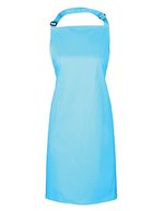Premier Workwear Farbenfrohe Bib-Schürze, Pflegeleicht, Verstellbar, Pink (ca. Pantone 1895C) 72 x 86 cm, PW150 – Cyan (ca. Pantone Cyan C)
