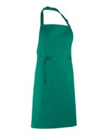Premier Workwear Farbenfrohe Bib-Schürze, Pflegeleicht, Verstellbar, Pink (ca. Pantone 1895C) 72 x 86 cm, PW150 – Emerald (ca. Pantone 341C)