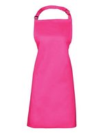Premier Workwear Farbenfrohe Bib-Schürze, Pflegeleicht, Verstellbar, Pink (ca. Pantone 1895C) 72 x 86 cm, PW150 – Magenta (ca. Pantone Magenta C)