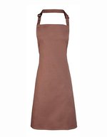 Premier Workwear Farbenfrohe Bib-Schürze, Pflegeleicht, Verstellbar, Pink (ca. Pantone 1895C) 72 x 86 cm, PW150 – Mocha (ca. Pantone 7505C)