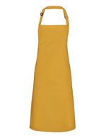 Premier Workwear Farbenfrohe Bib-Schürze, Pflegeleicht, Verstellbar, Pink (ca. Pantone 1895C) 72 x 86 cm, PW150 – Mustard (ca. Pantone 7405C)