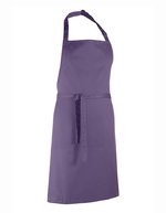Premier Workwear Farbenfrohe Bib-Schürze, Pflegeleicht, Verstellbar, Pink (ca. Pantone 1895C) 72 x 86 cm, PW150 – Purple (ca. Pantone 269C)