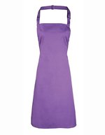 Premier Workwear Farbenfrohe Bib-Schürze, Pflegeleicht, Verstellbar, Pink (ca. Pantone 1895C) 72 x 86 cm, PW150 – Rich Violet (ca. Pantone 2587C)