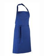 Premier Workwear Farbenfrohe Bib-Schürze, Pflegeleicht, Verstellbar, Pink (ca. Pantone 1895C) 72 x 86 cm, PW150 – Royal (ca. Pantone 286C)