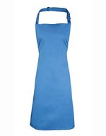 Premier Workwear Farbenfrohe Bib-Schürze, Pflegeleicht, Verstellbar, Pink (ca. Pantone 1895C) 72 x 86 cm, PW150 – Sapphire (ca. Pantone 300C)