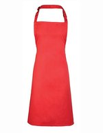 Premier Workwear Farbenfrohe Bib-Schürze, Pflegeleicht, Verstellbar, Pink (ca. Pantone 1895C) 72 x 86 cm, PW150 – Strawberry Red (ca. Pantone 186C)