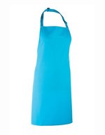 Premier Workwear Farbenfrohe Bib-Schürze, Pflegeleicht, Verstellbar, Pink (ca. Pantone 1895C) 72 x 86 cm, PW150 – Turquoise (ca. Pantone 312C)