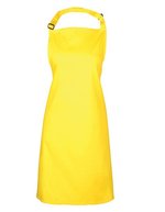 Premier Workwear Farbenfrohe Bib-Schürze, Pflegeleicht, Verstellbar, Pink (ca. Pantone 1895C) 72 x 86 cm, PW150 – Yellow (ca. Pantone Yellow C)