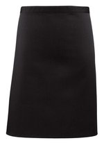 Premier Workwear Mittellange Baumwoll-Twill Schürze 90 cm, Black (ca. Pantone Black C) 70 x 50 cm, PW151 – Bild 3