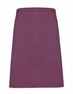 Premier Workwear Mittellange Baumwoll-Twill Schürze 90 cm, Black (ca. Pantone Black C) 70 x 50 cm, PW151 – Aubergine (ca. Pantone 5115C)