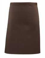 Premier Workwear Mittellange Baumwoll-Twill Schürze 90 cm, Black (ca. Pantone Black C) 70 x 50 cm, PW151 – Marron (ca. Pantone 476C)