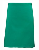 Premier Workwear Mittellange Baumwoll-Twill Schürze 90 cm, Black (ca. Pantone Black C) 70 x 50 cm, PW151 – Emeraude (ca. Pantone 341C)