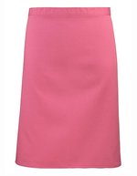Premier Workwear Mittellange Baumwoll-Twill Schürze 90 cm, Black (ca. Pantone Black C) 70 x 50 cm, PW151 – Fuchsia (ca. Pantone 219C)