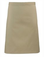 Premier Workwear Mittellange Baumwoll-Twill Schürze 90 cm, Black (ca. Pantone Black C) 70 x 50 cm, PW151 – Kaki (ca. Pantone 7503C)