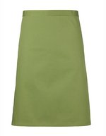 Premier Workwear Mittellange Baumwoll-Twill Schürze 90 cm, Black (ca. Pantone Black C) 70 x 50 cm, PW151 – Oasis Vert (ca. Pantone 371C)