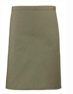 Premier Workwear Mittellange Baumwoll-Twill Schürze 90 cm, Black (ca. Pantone Black C) 70 x 50 cm, PW151 – Olive (ca. Pantone 378C)