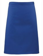 Premier Workwear Mittellange Baumwoll-Twill Schürze 90 cm, Black (ca. Pantone Black C) 70 x 50 cm, PW151 – Royal (ca. Pantone 286C)