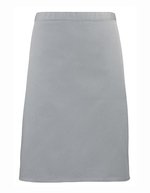 Premier Workwear Mittellange Baumwoll-Twill Schürze 90 cm, Black (ca. Pantone Black C) 70 x 50 cm, PW151 – Argent (ca. Pantone 428C)