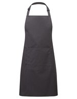 Premier Workwear Farbenfrohe Twill-Schürze mit Tasche, Hot Pink (ca. Pantone 214C) 72 x 86 cm, PW154 – Charcoal