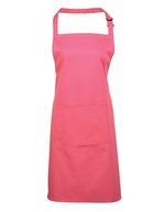 Premier Workwear Farbenfrohe Twill-Schürze mit Tasche, Hot Pink (ca. Pantone 214C) 72 x 86 cm, PW154 – Fuchsia (ca. Pantone 219C)