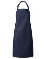 Premier Workwear Farbenfrohe Twill-Schürze mit Tasche, Hot Pink (ca. Pantone 214C) 72 x 86 cm, PW154 – Indigo Denim
