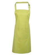 Premier Workwear Farbenfrohe Twill-Schürze mit Tasche, Hot Pink (ca. Pantone 214C) 72 x 86 cm, PW154 – Lime (ca. Pantone 382C)